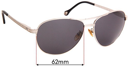 Ermenegildo Zegna SZ 3282 62mm Replacement Lenses